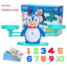 Load image into Gallery viewer, Math Match Game Board Toys Monkey Cat Match Balancing Scale Number Balance Game Kids Educational Toy to Learn add and subtract