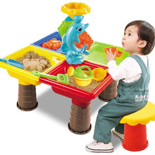 Load image into Gallery viewer, Garden Sandglass Play Summer Sand Table Seaside Bucket Water Beach Toy Set For Children Outdoor Desk Digging Pit Kids