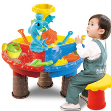 Load image into Gallery viewer, Garden Sandglass Play Summer Sand Table Seaside Bucket Water Beach Toy Set For Children Outdoor Desk Digging Pit Kids
